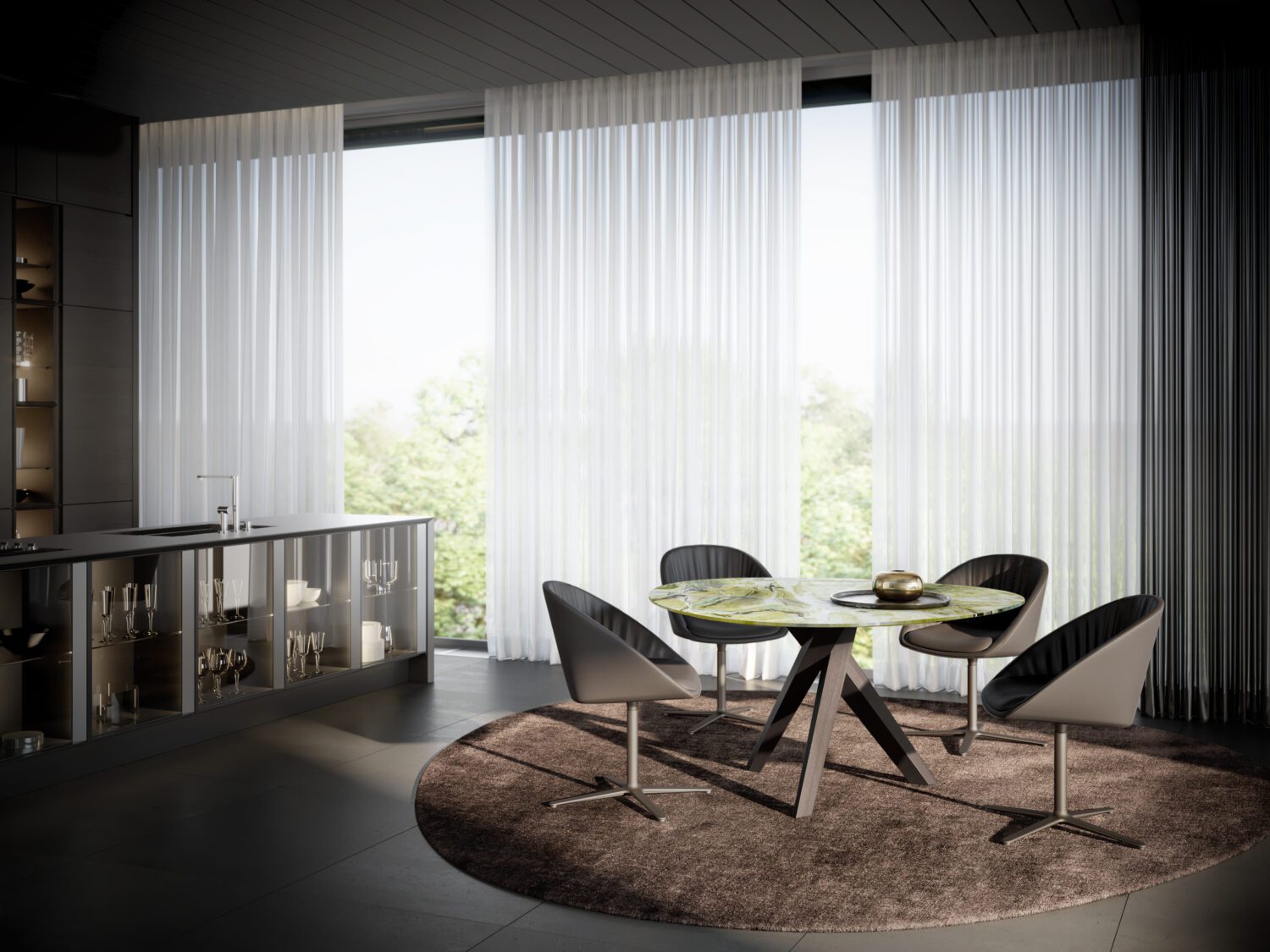 ScheuberAG_Draenert_Tisch Trilope Stein Dreaming Green